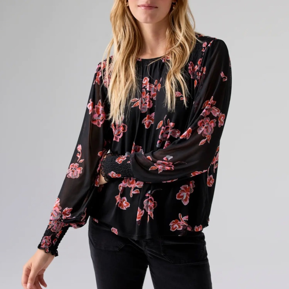Sanctuary - Blousy Mesh Top